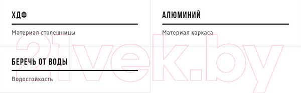 Изображение товара Стол складной НПО Кедр Кедр TABS-03
