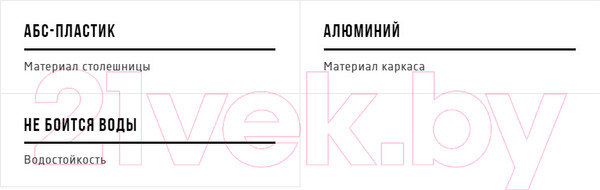 Изображение товара Стол складной НПО Кедр Кедр TABS-05V