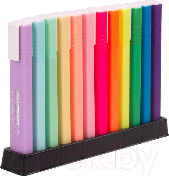 Изображение товара Текстовыделитель Юнландия Pastel / 151718 (12шт)