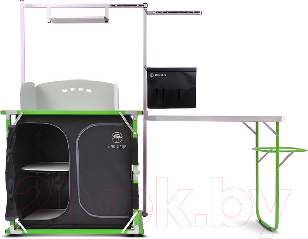 Изображение товара Кухня походная НПО Кедр Premium Lime с обвесом / KP-02F
