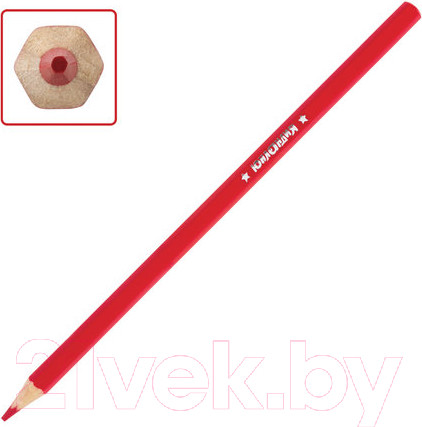 Изображение товара Набор цветных карандашей Юнландия Мир животных / 181374 (12цв)