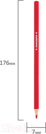 Изображение товара Набор цветных карандашей Юнландия Мир животных / 181374 (12цв)