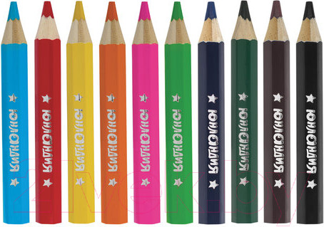 Изображение товара Набор цветных карандашей Юнландия Малыши-карандаши / 181376 (12цв)