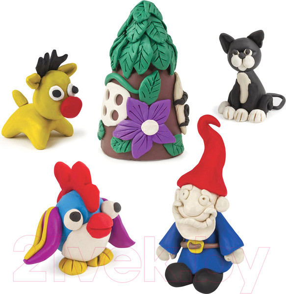 Изображение товара Набор для лепки Юнландия 105863 (12цв)