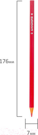 Изображение товара Набор цветных карандашей Юнландия Карнавал / 181685 (18цв)