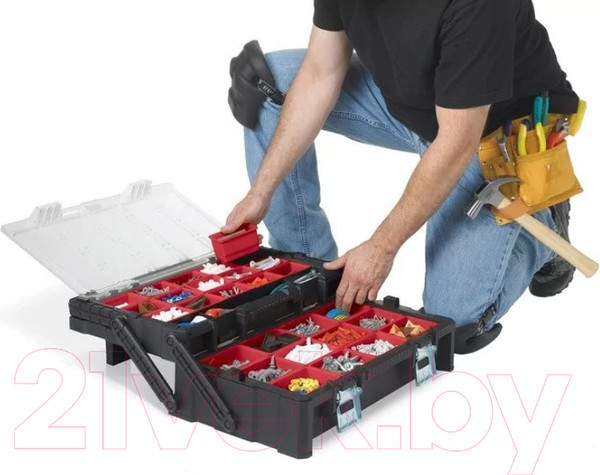 Изображение товара Ящик для инструментов Keter 22 Canti Organizer / 237004 (black)