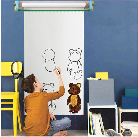 Изображение товара Бумага для рисования Юнландия Рисуй-играй-учись / 112173