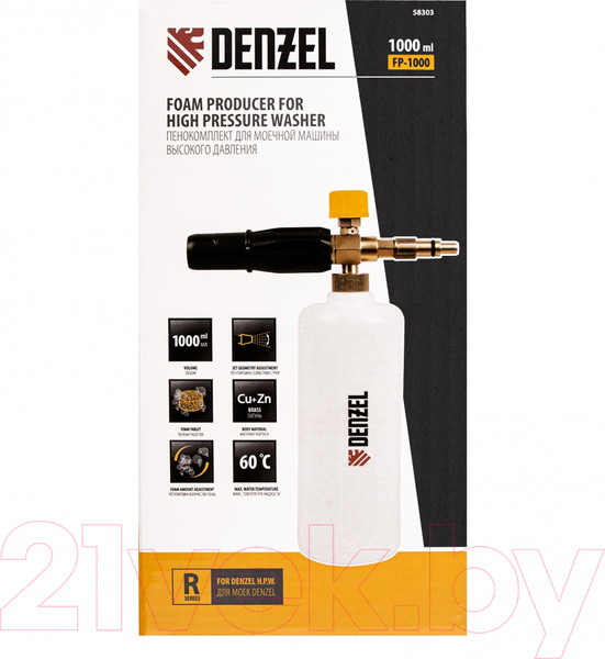 Изображение товара Насадка для минимойки Denzel FPB-1000 (58303)