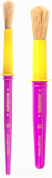 Изображение товара Набор кистей Юнландия Щетина / 200884 (2шт)