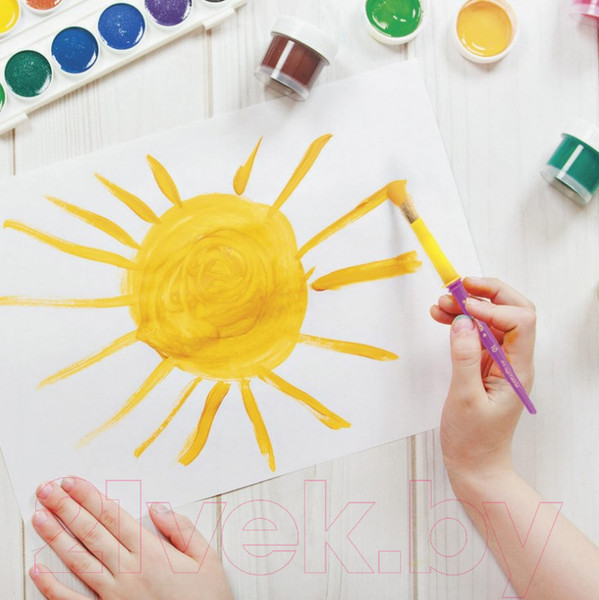 Изображение товара Набор кистей Юнландия Щетина / 200884 (2шт)