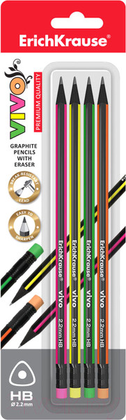 Изображение товара Простой карандаш Erich Krause Vivo / 45624