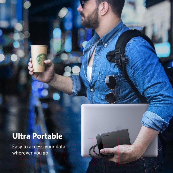 Изображение товара Бокс для жесткого диска Ugreen US221 / 30847 (черный)