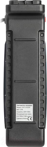 Изображение товара Уничтожитель насекомых KomarOFF GK12-2X20W (элекрический со сборным лотком)