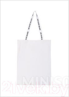 Изображение товара Сумка-шоппер Miniso We Bare Bears / 0330 (белый)