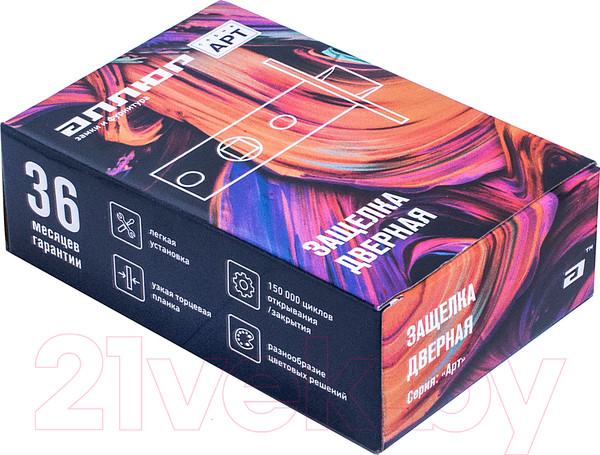 Изображение товара Защелка врезная Аллюр L45-8 CР (хром)