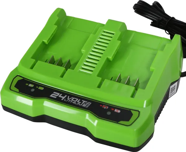 Зарядное устройство для электроинструмента Greenworks G24C 24V / 2931907 (для 2-х аккумуляторов)