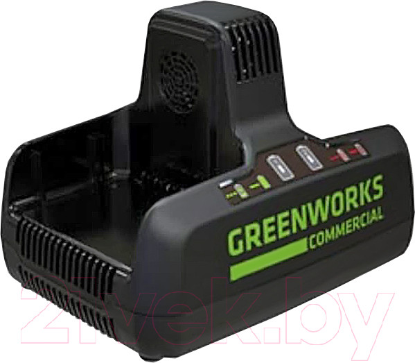 Изображение товара Зарядное устройство для электроинструмента Greenworks G82C2 82V 8А / 2939007 (для 2-х аккумуляторов)