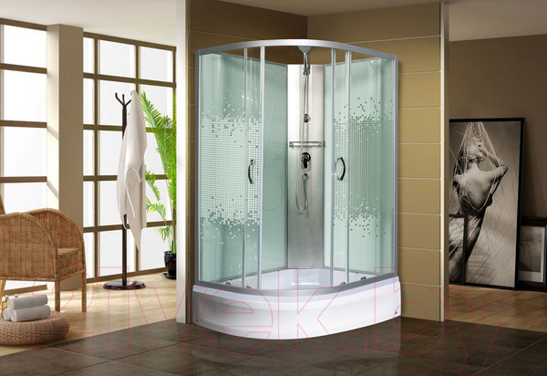 Изображение товара Душевая кабина Мономах 100/80/24 МЗ R Б/К