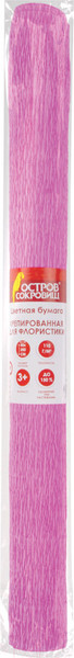 Изображение товара Бумага для оформления подарков Остров Сокровищ Для флористики / 129150 (розовый)