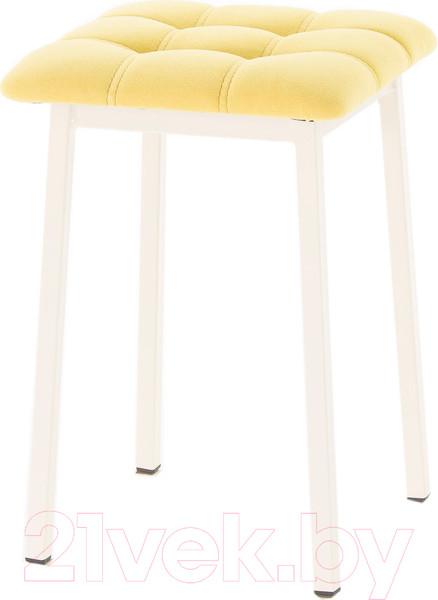 Изображение товара Табурет AMC Comfort 7.3.15 (ткань желтый/слоновая кость)