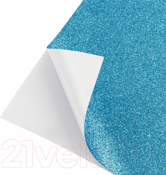 Изображение товара Набор цветной бумаги Остров Сокровищ Блестки / 129288 (5л)