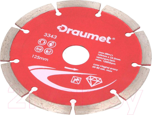 Изображение товара Отрезной диск алмазный Draumet 3343