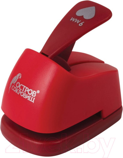 Изображение товара Фигурный дырокол Остров Сокровищ Сердце / 227146 (9мм)