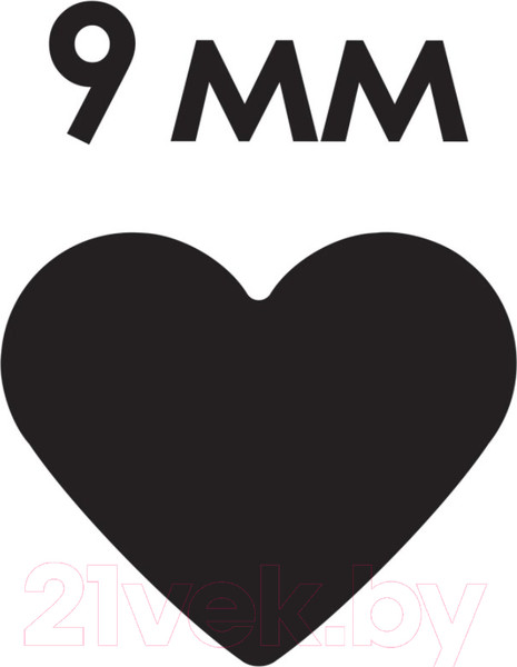 Изображение товара Фигурный дырокол Остров Сокровищ Сердце / 227146 (9мм)