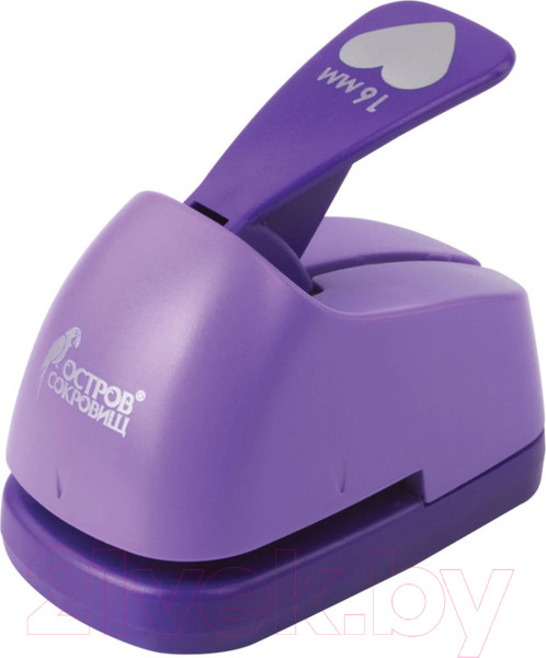 Изображение товара Фигурный дырокол Остров Сокровищ Сердце / 227148 (16мм)