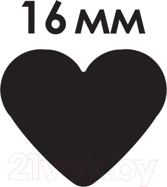 Изображение товара Фигурный дырокол Остров Сокровищ Сердце / 227148 (16мм)