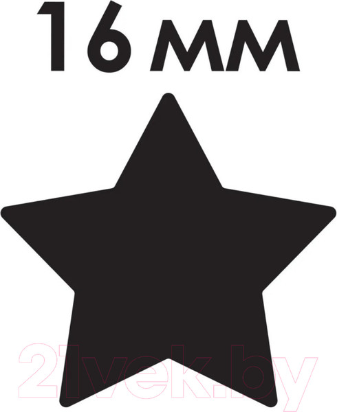 Изображение товара Фигурный дырокол Остров Сокровищ Звезда / 227149 (16мм)