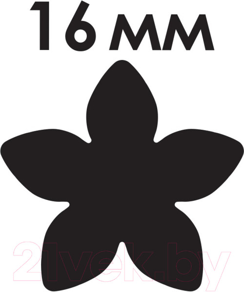 Изображение товара Фигурный дырокол Остров Сокровищ Цветок / 227152 (16мм)