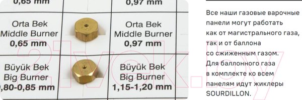 Изображение товара Газовая варочная панель Maunfeld EGHG.64.63CB.R/G