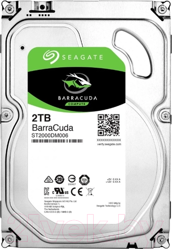 Изображение товара Жесткий диск Seagate BarraCuda 2TB (ST2000DM008)