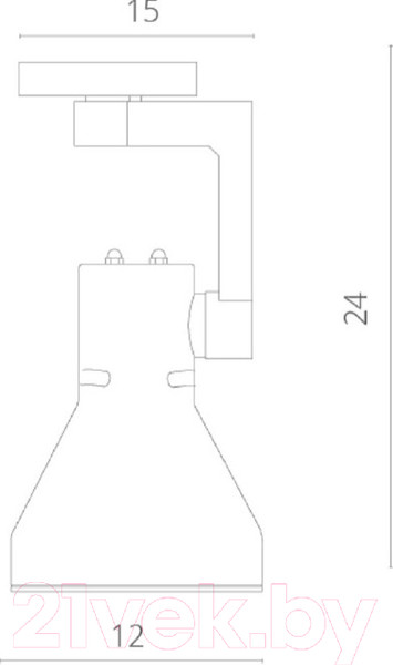 Изображение товара Трековый светильник Arte Lamp Nido A5108PL-1WH