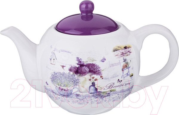 Изображение товара Заварочный чайник Agness Лавандовая весна / 358-1100
