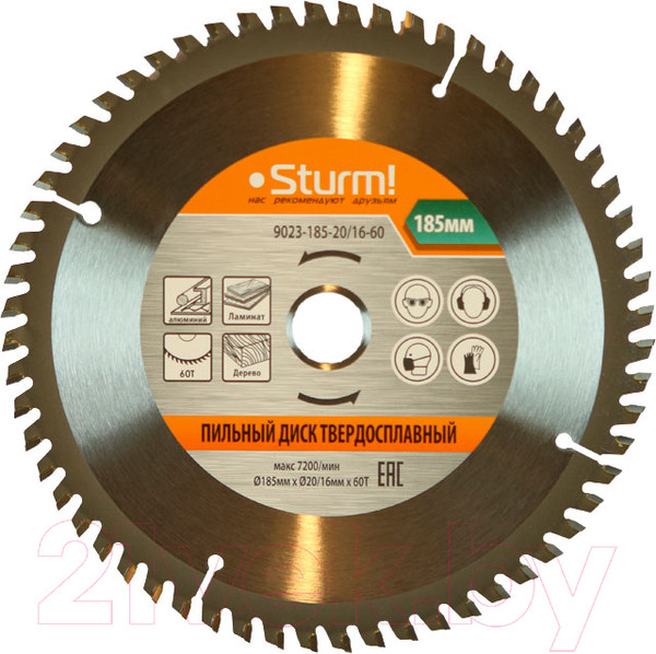 Изображение товара Пильный диск Sturm! 9023-185-20/16-60