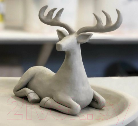 Изображение товара Керамическая масса Остров Сокровищ 228731 (500г, белый)