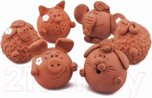 Изображение товара Керамическая масса Остров Сокровищ 228734 (1000г, терракотовая)