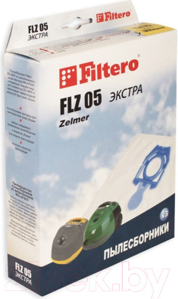 Изображение товара Комплект пылесборников для пылесоса Filtero Экстра FLZ 05 (3шт)