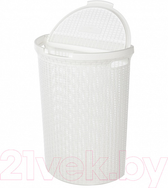 Изображение товара Корзина для белья Econova Eco Style / 431217616 (белый)