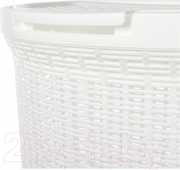 Изображение товара Корзина для белья Econova Eco Style / 431217616 (белый)