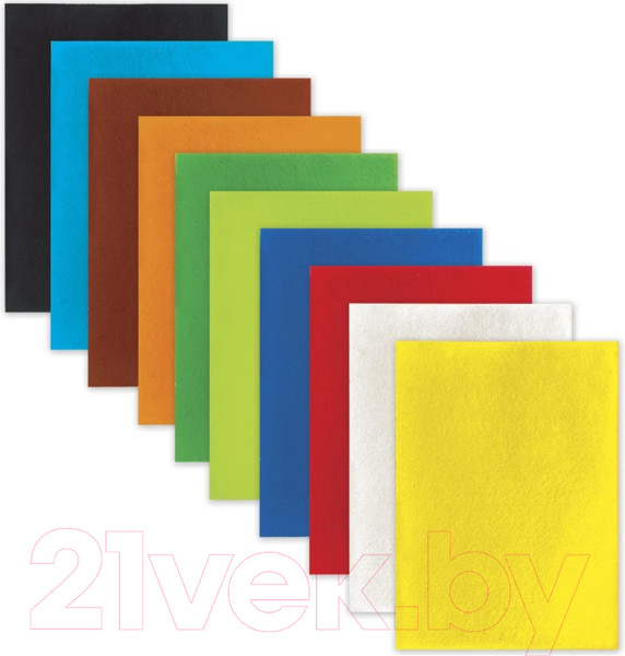 Изображение товара Набор фетра Остров Сокровищ 660088 (10л)