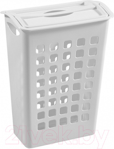 Изображение товара Корзина для белья Бытпласт 431255416 (белый)