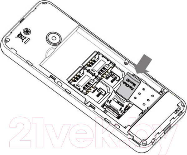 Изображение товара Мобильный телефон Philips Xenium E172 (черный)