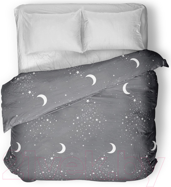 Пододеяльник Samsara Звездное небо на сером фоне 147По-3