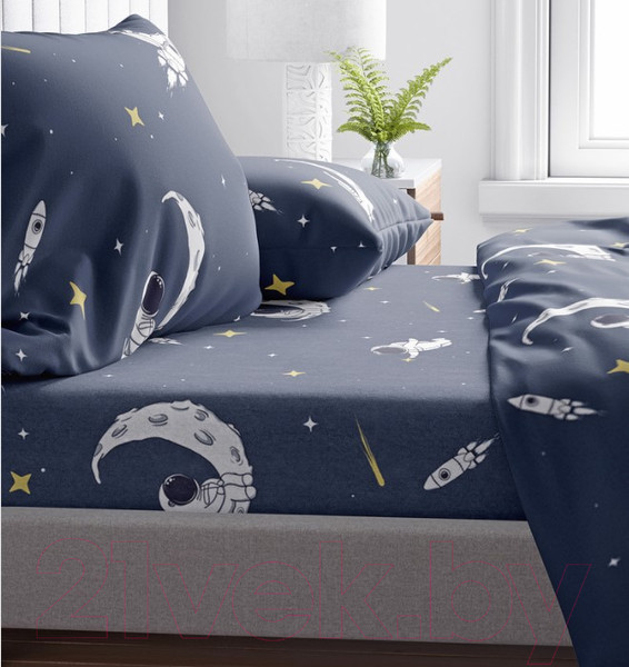 Изображение товара Пододеяльник Samsara Космонавты 220По-13