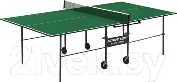 Изображение товара Теннисный стол Start Line Optima / 6023-3 (с сеткой, зеленый)