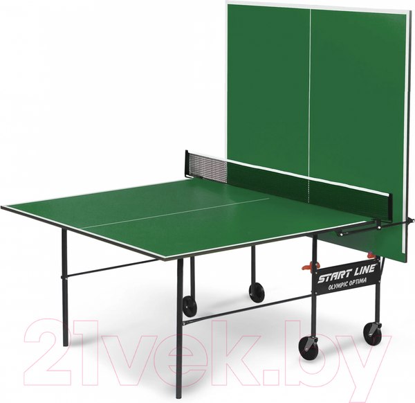 Изображение товара Теннисный стол Start Line Optima / 6023-3 (с сеткой, зеленый)