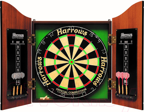 Изображение товара Кабинет для дартса Harrows Pro`s Choice Complete Darts Set / 840HREA404